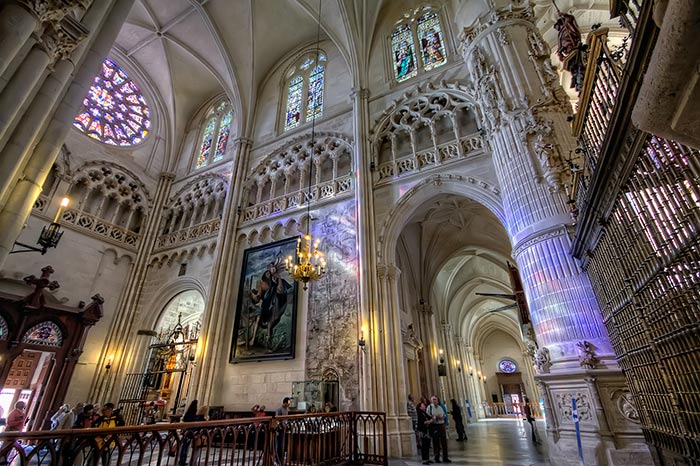 Interno Cattedrale gotica di Burgos