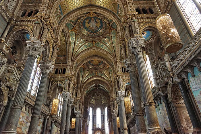 interno cattedrale di Lione