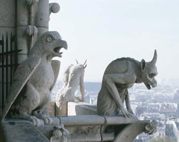 Gargoyle Notre Dame di Parigi