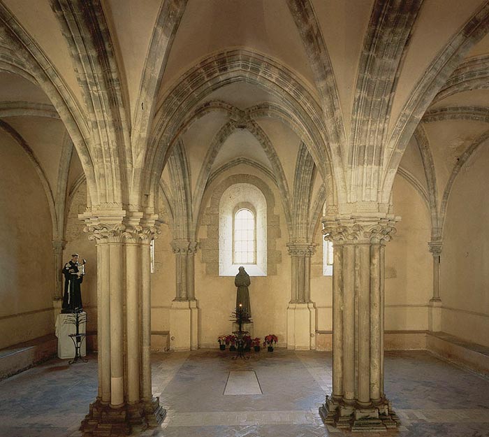 sala capitolare dell'abbazia di Fossanova