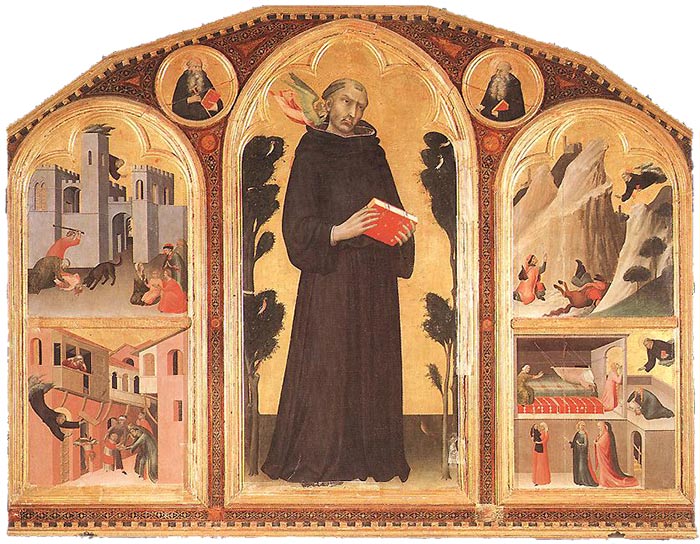 Simone Martini i miracoli di S. Agostino