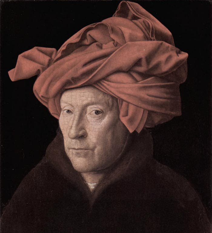 Jan Van Eyck, autoritratto del pittore