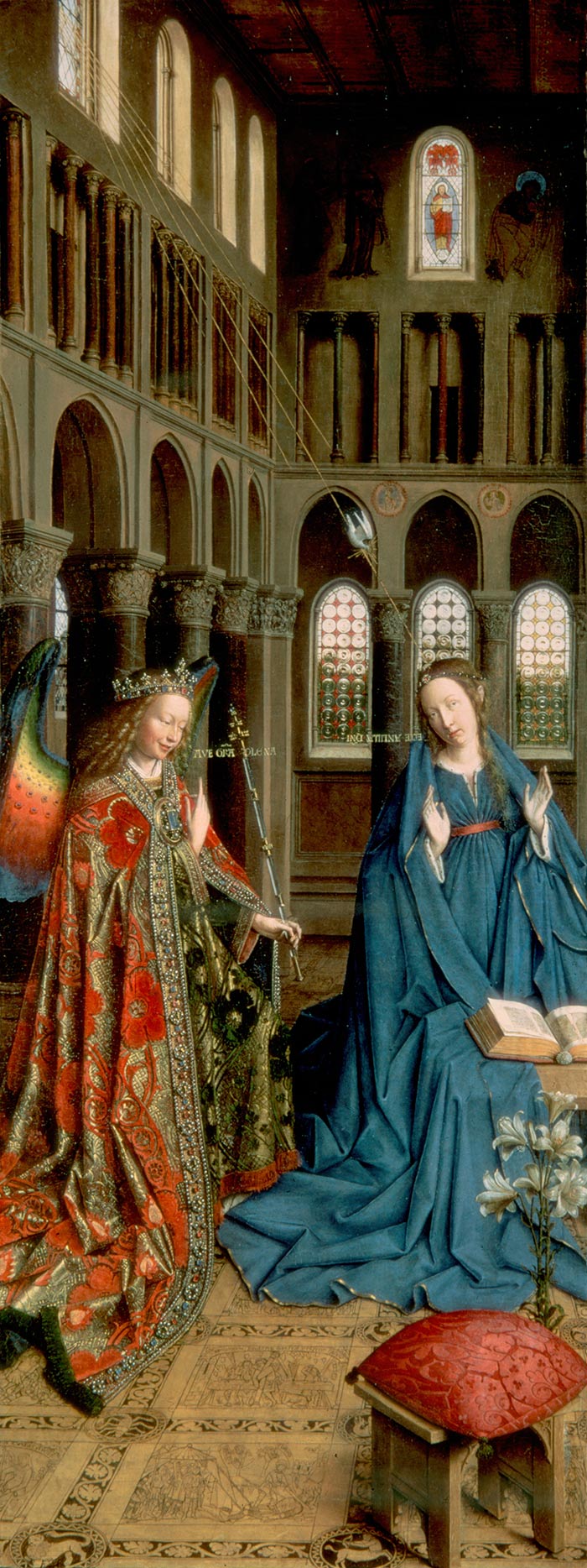 Jan Van Eyck, l'annunciazione