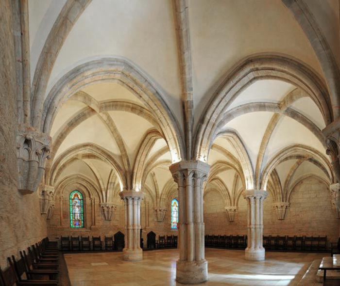 sala capitolare dell'abbazia di Casamari
