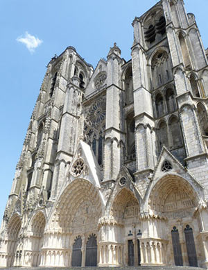 facciata cattedrale Bourges