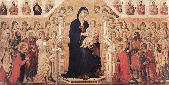 La maesta di Duccio di Buoninsegna al Duomo di Siena